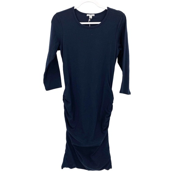 James Perse Dresses James Perse Standard 3 Ruched Skinny Dress Navy
